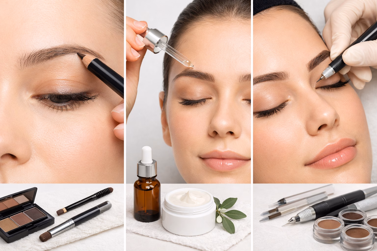 眉毛稀疏怎麼辦？原因解析、7 種改善方式一次看／圖來源：AI生成圖