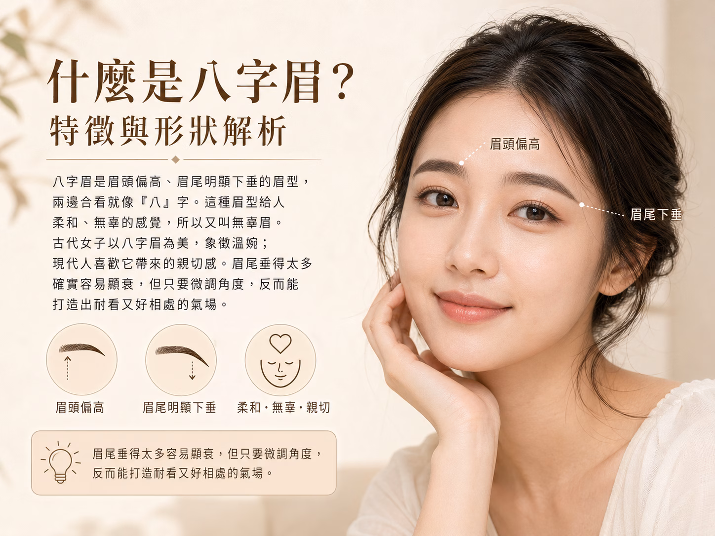 2026 八字眉顯衰怎麼辦？面相解析與修眉技巧一次看